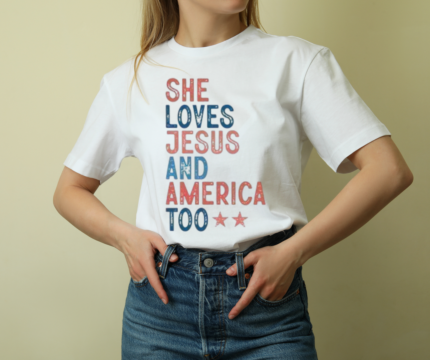 She Loves Jesus and America Too